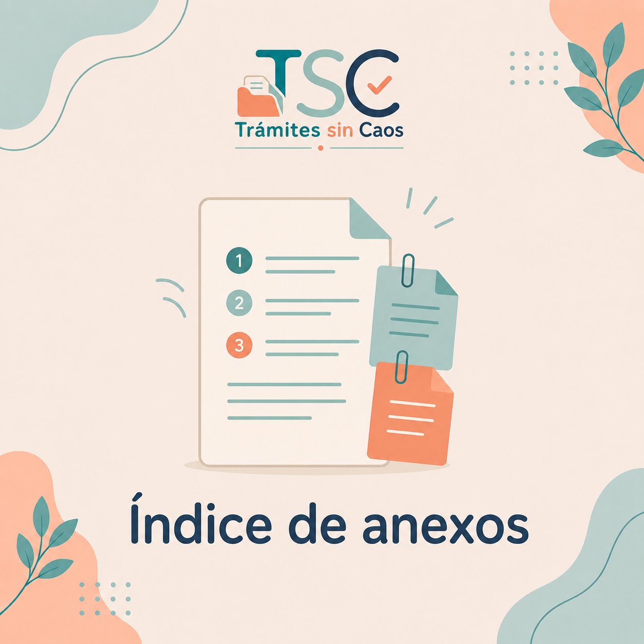Índice de anexos
