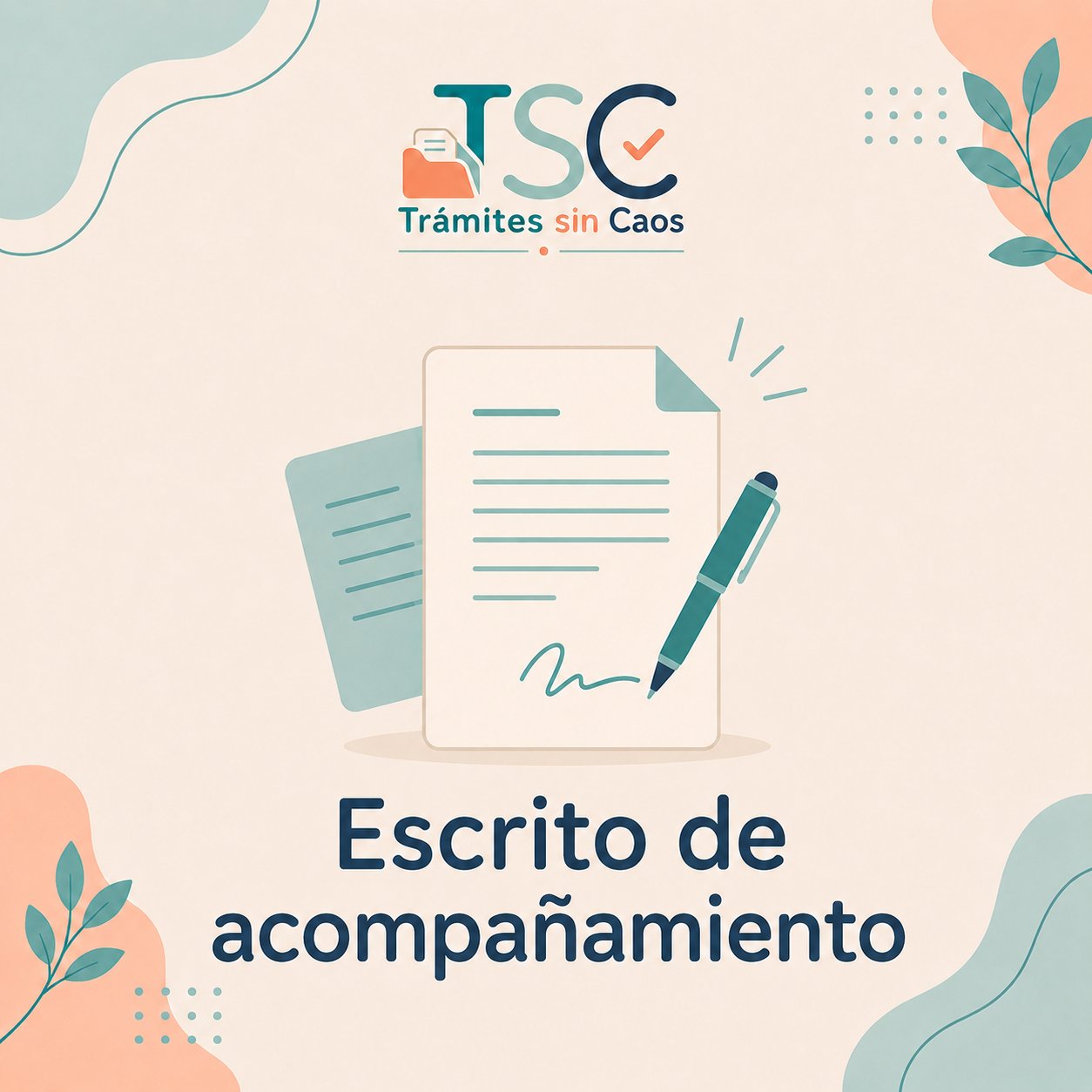 Escrito de acompañamiento